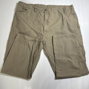 Berne Workwear Pants Mens 54x34 Canvas Utility Carpenter Pockets Durable Work